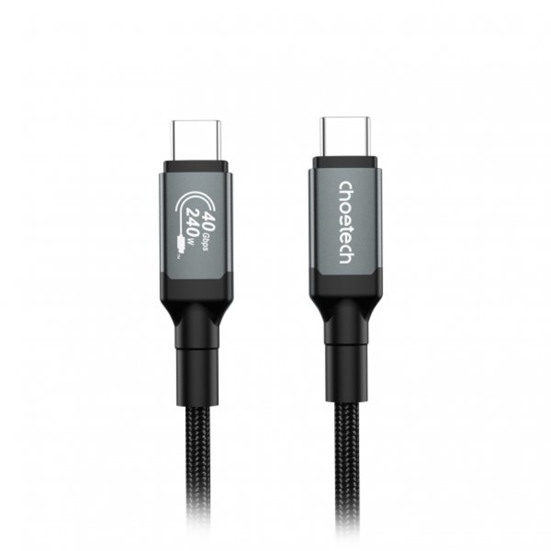 Кабель Choetech XCC-1040, преміум якість USB4 Gen 3, С-папа/C-папа, 2 м., фото №2