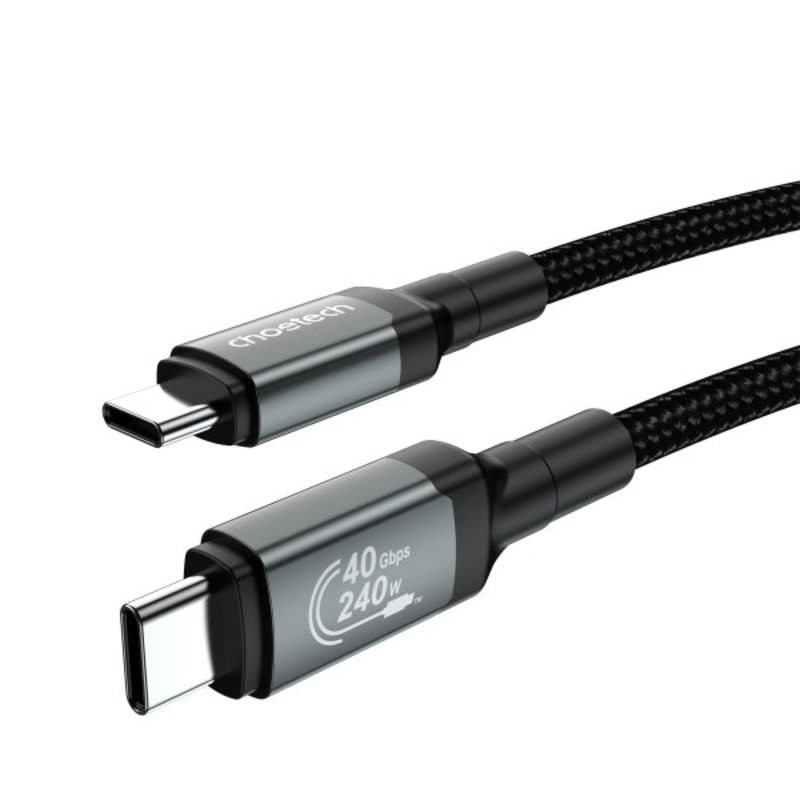 Кабель Choetech XCC-1040, преміум якість USB4 Gen 3, С-папа/C-папа, 2 м., numer zdjęcia 3