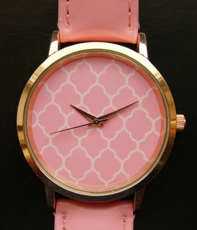 Розовые часы из США с витрины с ценником 29$, фото №3