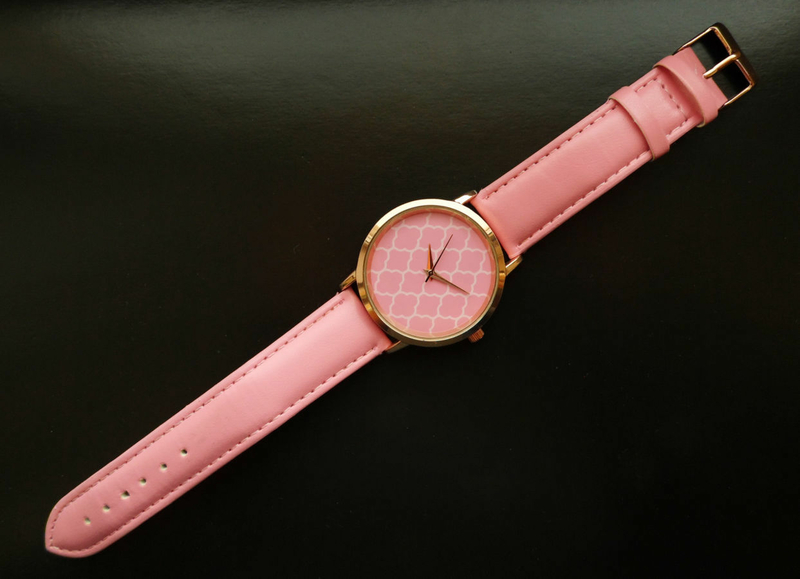 Розовые часы из США с витрины с ценником 29$, фото №5