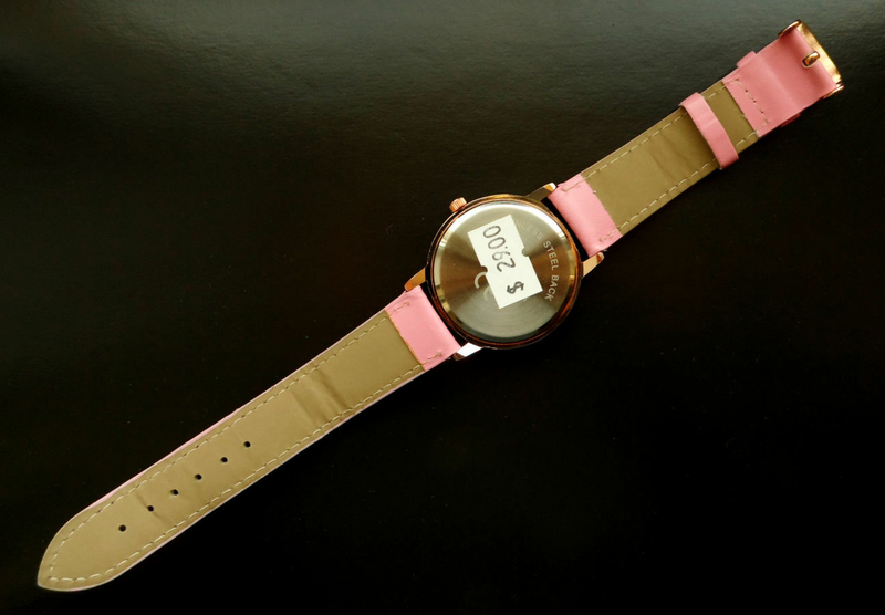 Розовые часы из США с витрины с ценником 29$, фото №6