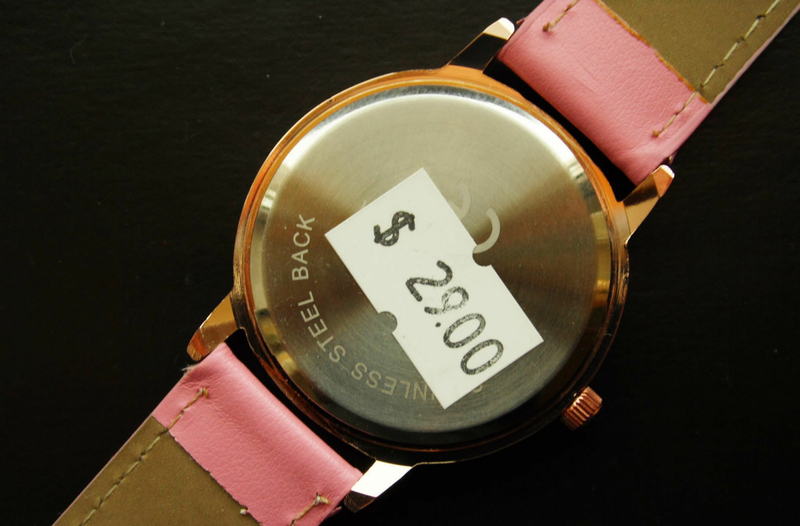 Розовые часы из США с витрины с ценником 29$, фото №7