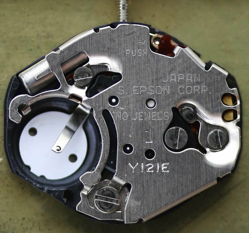 S. EPSON CORP. Y121E Japan механизмы для наручных часов с разборки