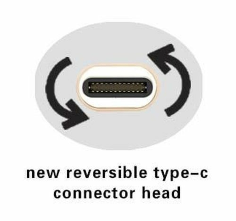 USB 3.1 Type C кабель data зарядка 1м плоский плетеный, фото №3