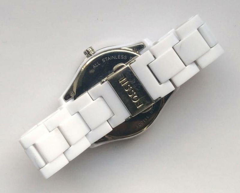Fossil ES-2540 Multifunction часы из США 4 циферблата WR50M пластик, фото №11