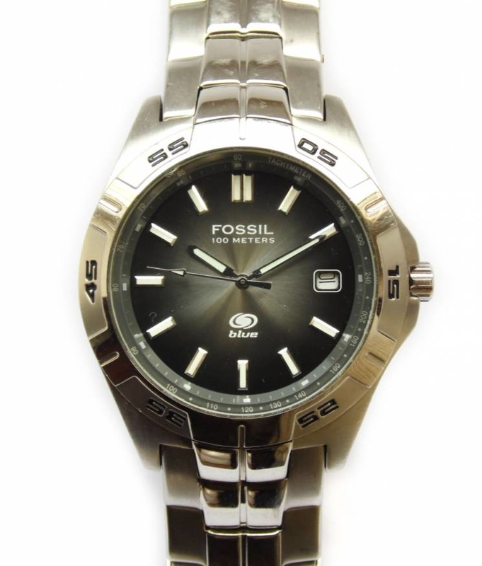 Fossil Special Edition мужские часы из США WR330ft дата сталь, фото №2