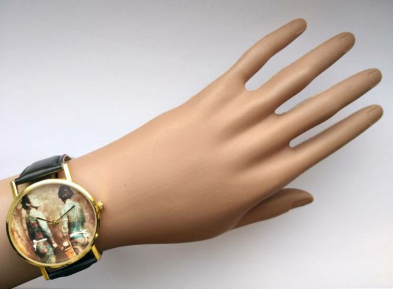 Якудза японское тату часы унисекс в идеальном состоянии мех. China, фото №7