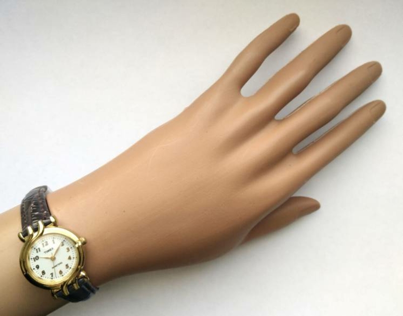 Timex классические часы из США кожа водонепроницаемость, фото №6