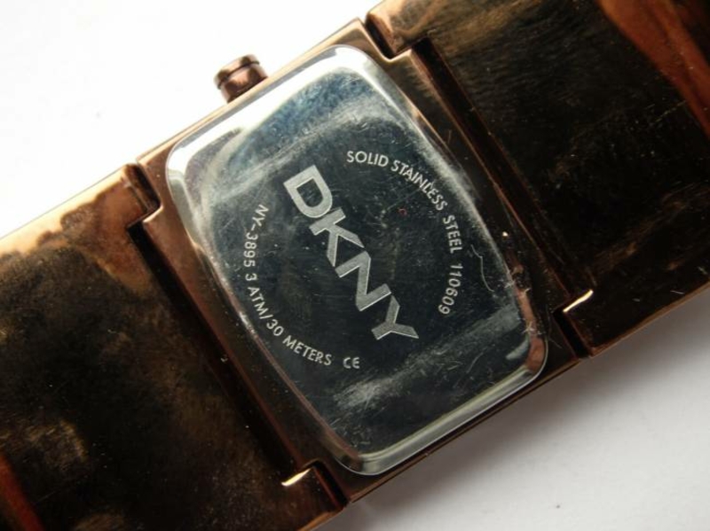 DKNY часы из США с камнями на браслете оригинал сталь WR30M, фото №9