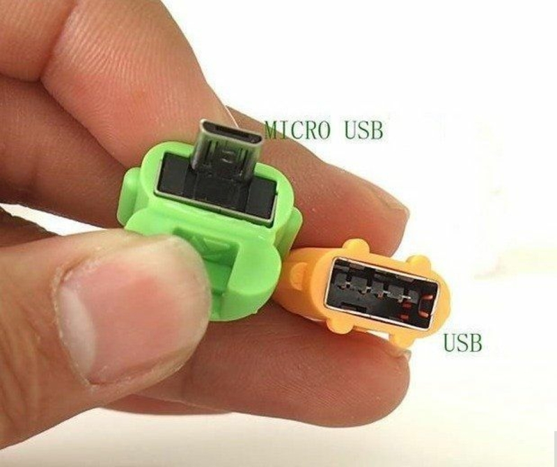 Переходник - micro-USB (папа) => USB (мама) OTG, фото №6