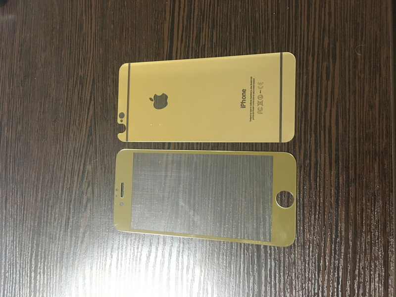 Стекло защитное на iPhone 6, iPhone 6S Серебро (комплект 2 шт в уп), фото №6