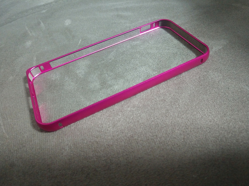 Чехол бампер (рамка) для телефона Iphone 5 (5c, 5s, 5se) алюминиевый, фото №2