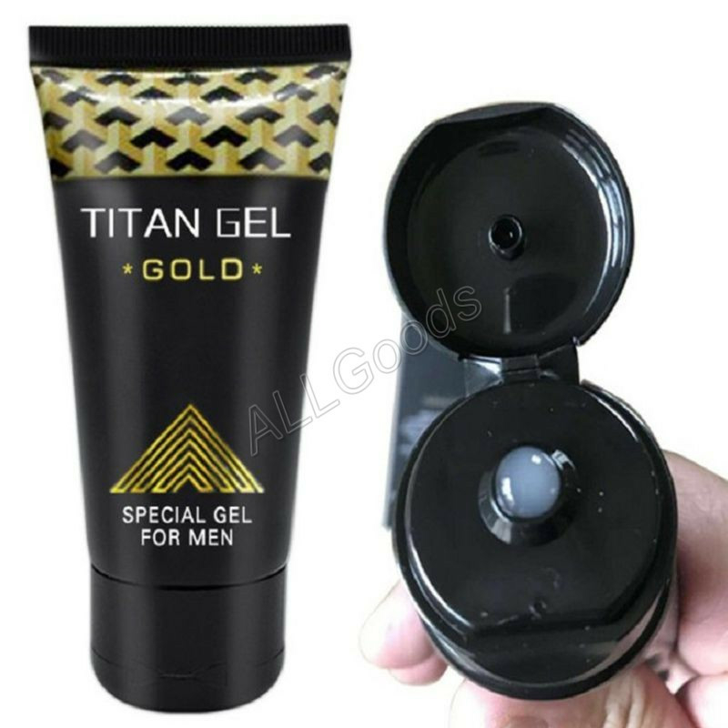 Лубрикант-гель для мужской потенции Titan Gel Gold (Титан Гель Голд интимный гель для мужчин), фото №3