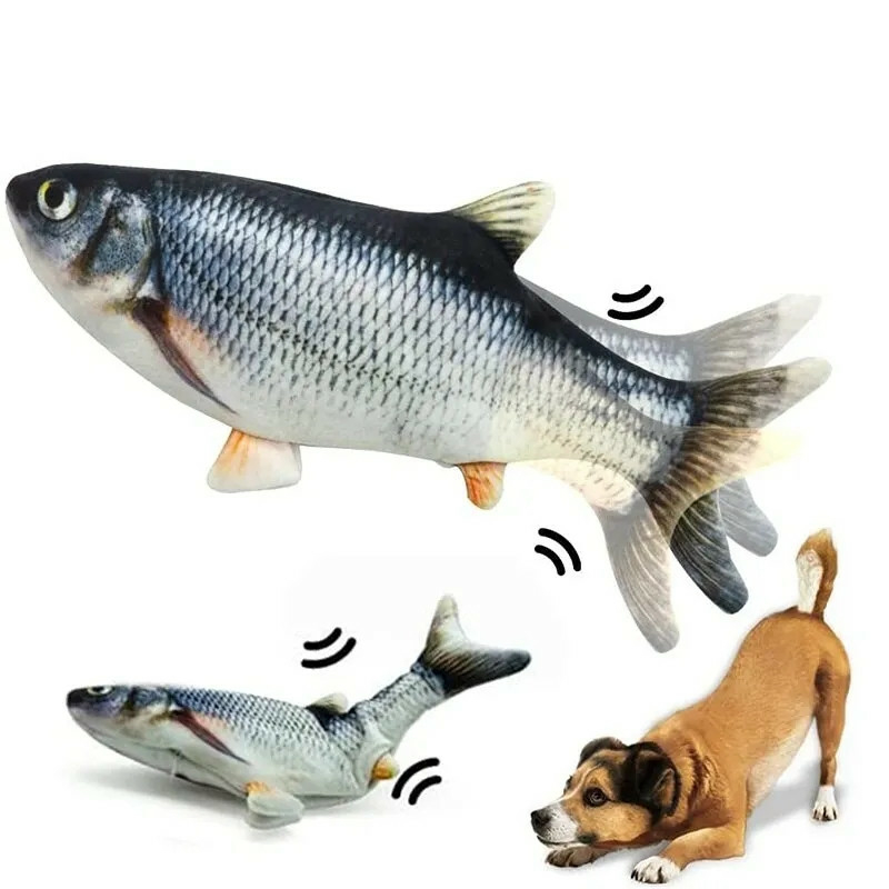Игрушка для котов/собак Рыбка (имитация живой рыбы), фото №4