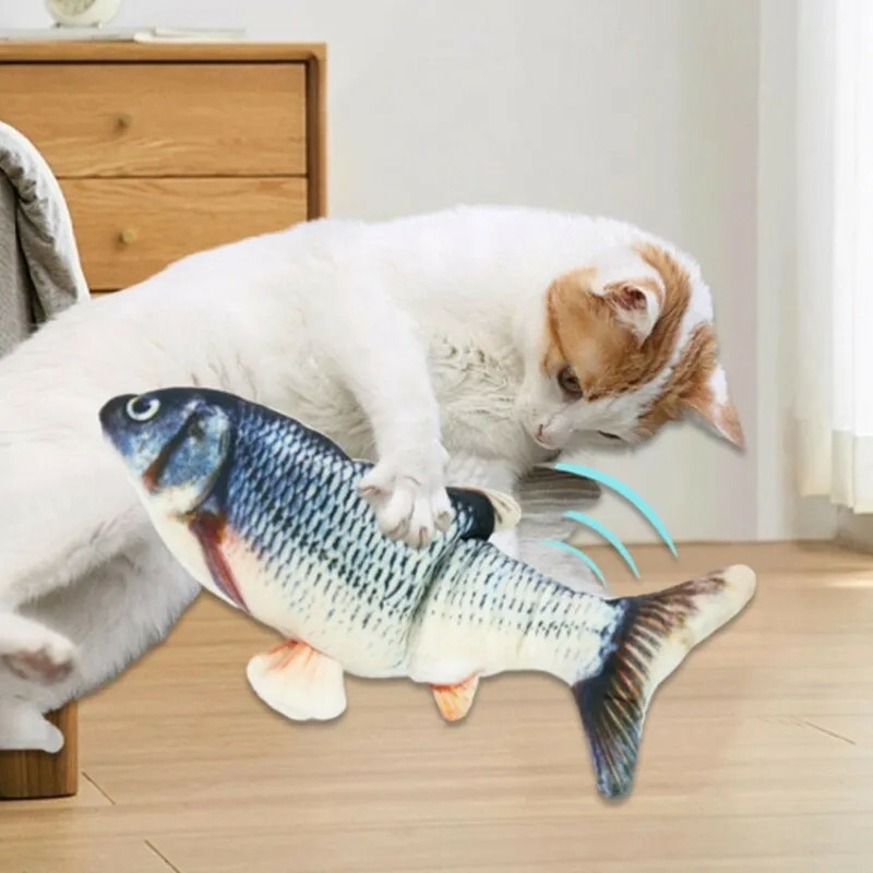 Игрушка для котов/собак Рыбка (имитация живой рыбы), фото №9