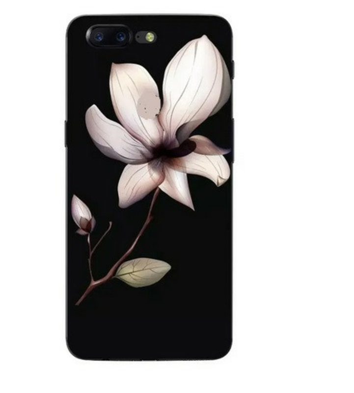 Чехол силиконовый для телефона Oneplus 5 Цветок, фото №2