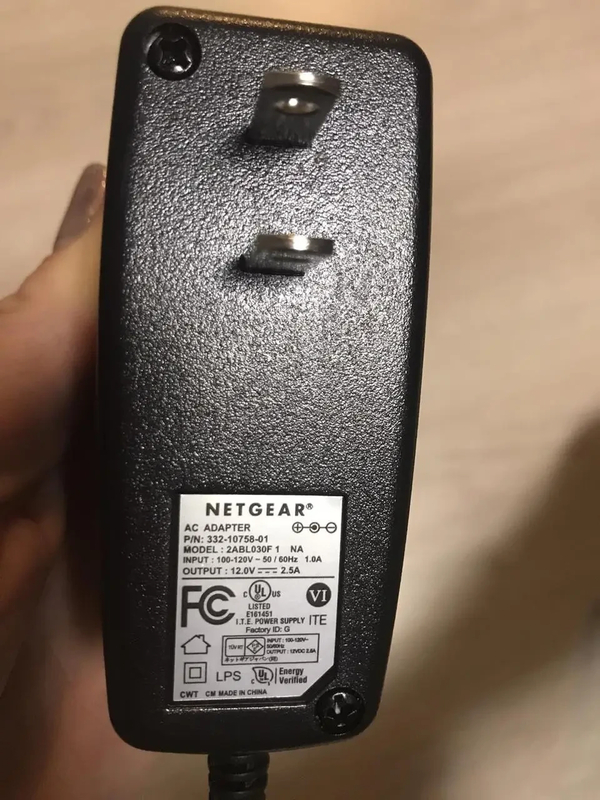 Блок питания Netgear AC адаптер 100-120V, numer zdjęcia 4