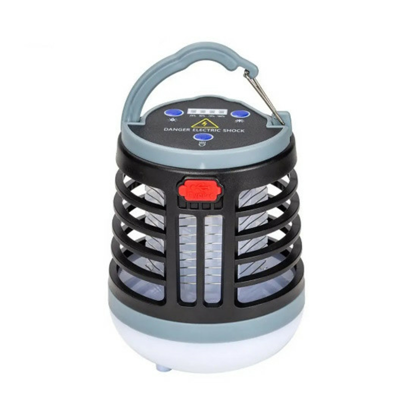 Ловушка лампа для комаров, фонарик и лампа на аккумуляторе, фото №2