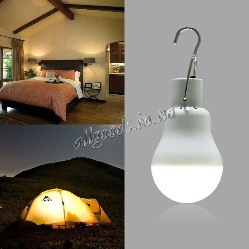 Лампа походная в палатку с зарядкой Micro USB от солнечной батареи 15 Вт 130lm, фото №10