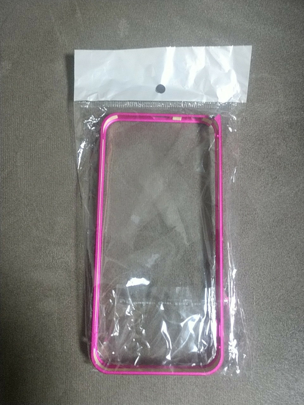 Чехол бампер (рамка) для телефона Iphone 6/6S (4,7 дюйма) алюминиевый Розовый, фото №3