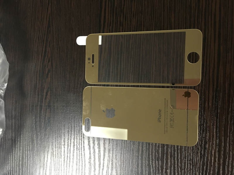 Стекло защитное на iPhone 5, 5S, 5с, SE Серебро, фото №8
