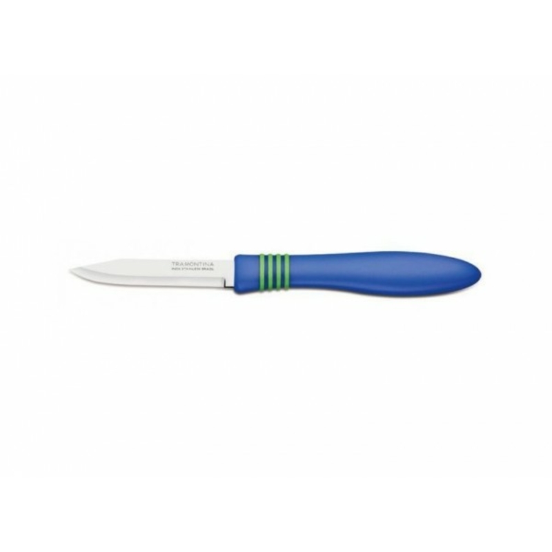 Нож для овощей Tramontina Cor&Cor 76 мм синяя ручка 23461/213
