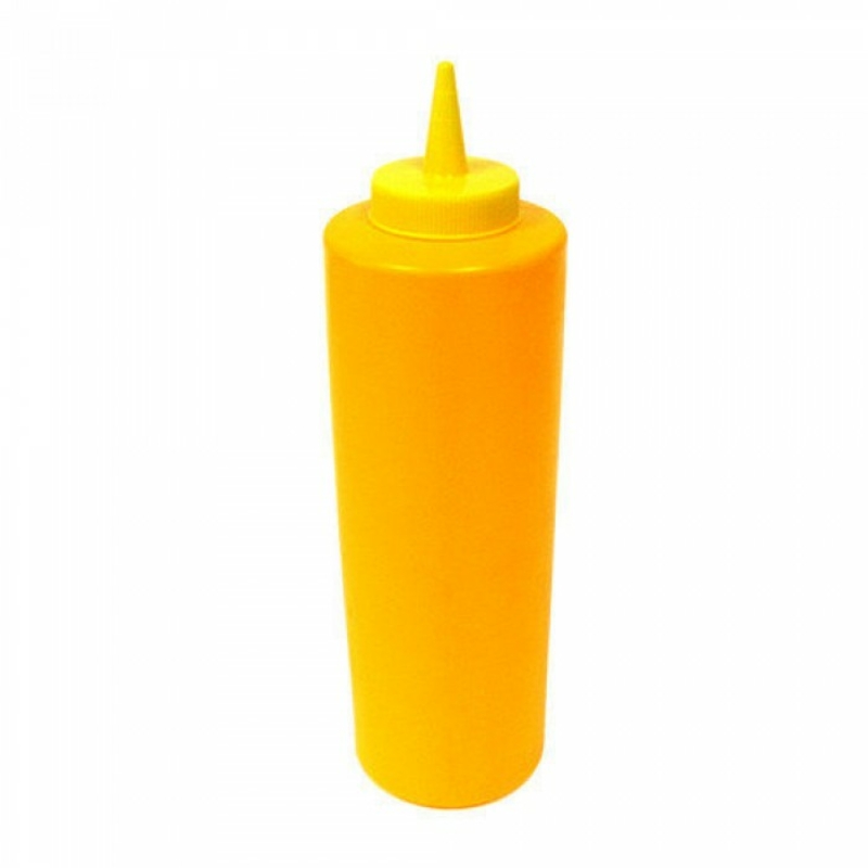 Бутылка пластиковая для соусов FoREST 720 мл желтая 507202