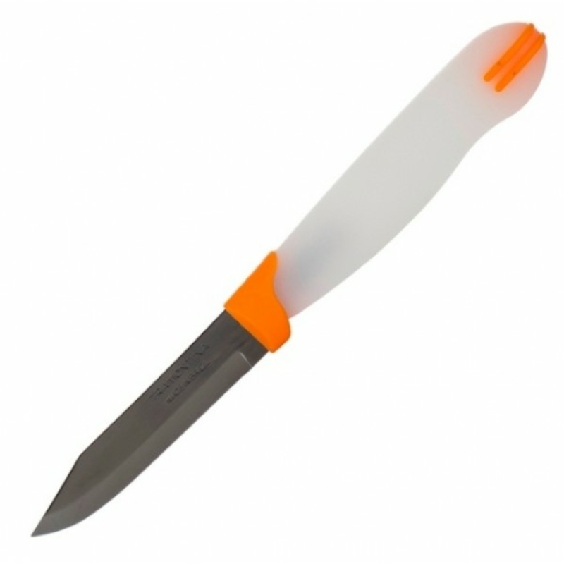 Нож для овощей Tramontina Multicolor 76 мм белый с оранж. 23511/243