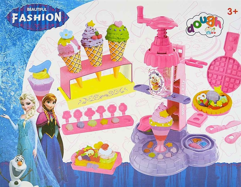 Набор для лепки фабрика мороженного и десерты принцессы диснея 2 вида 666-2/3, фото №2