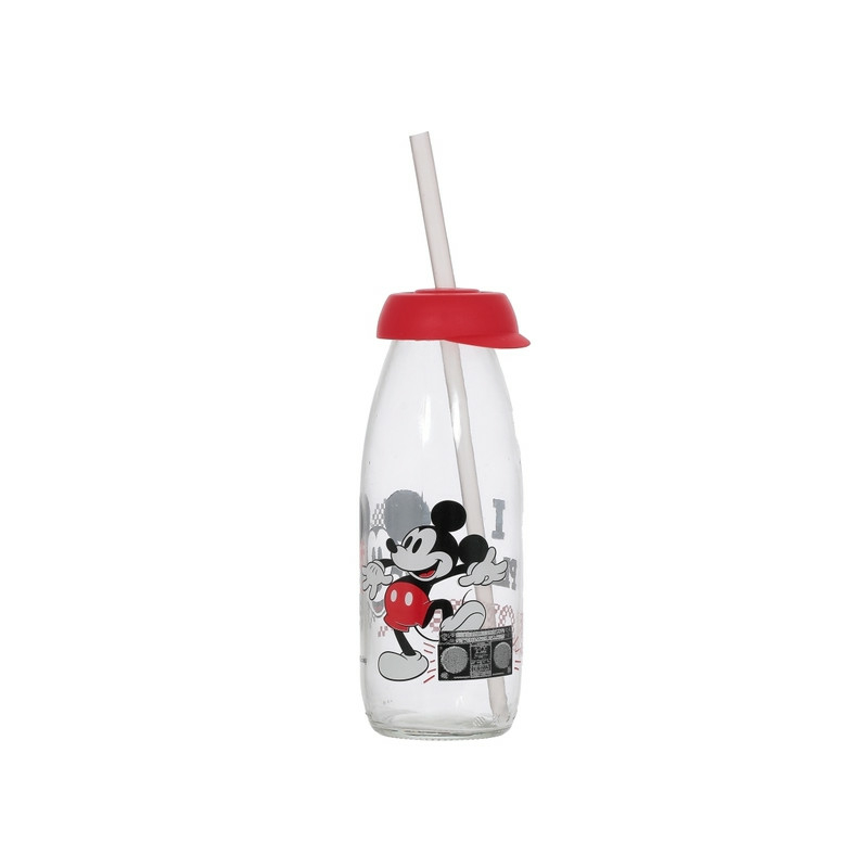 Бутылка для напитков детская Herevin Disney Mickey Mouse 250 мл стекло 111723-011