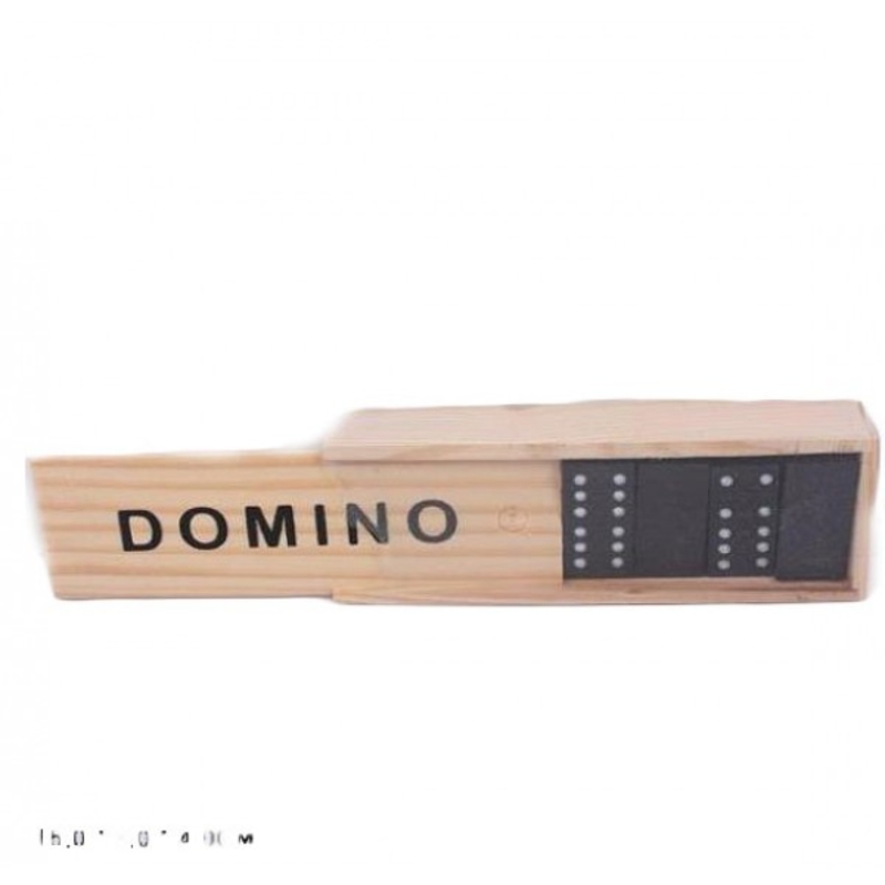 Domino B15623 (N585-H37096) w drewnianym futerale 15*3*4cm