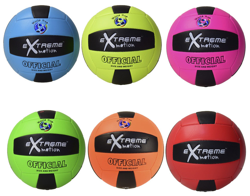 Мяч волейбольный PU 6 цветов, 260 грамм, сетка, метал.иголка в компл. C24453, фото №3