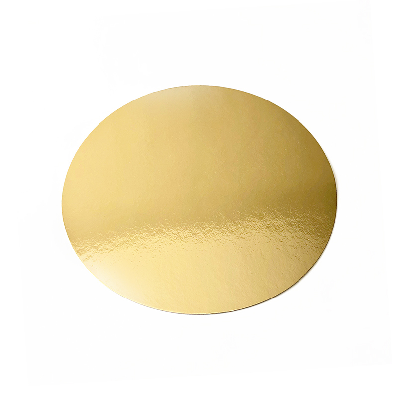 Подложка круглая для торта Empire 300 мм золото тонкая 0210