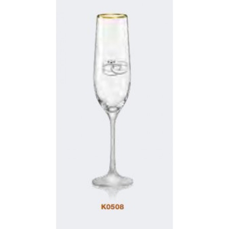 Набор бокалов для шампанского Bohemia Viola 190 мл 2 пр (K0508) b40729-K0508, фото №2