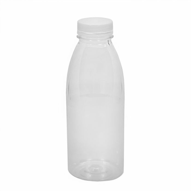 Бутылка пластиковая с белой крышкой для сока 500 мл PM PRO99324
