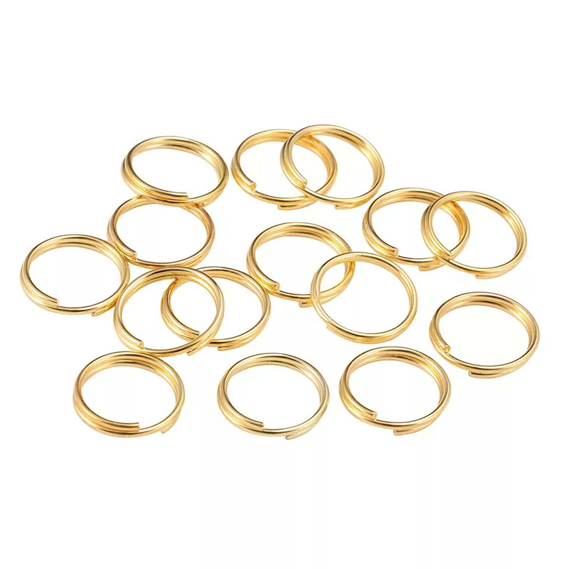 Соединительные кольца для брелков 16 мм, золото