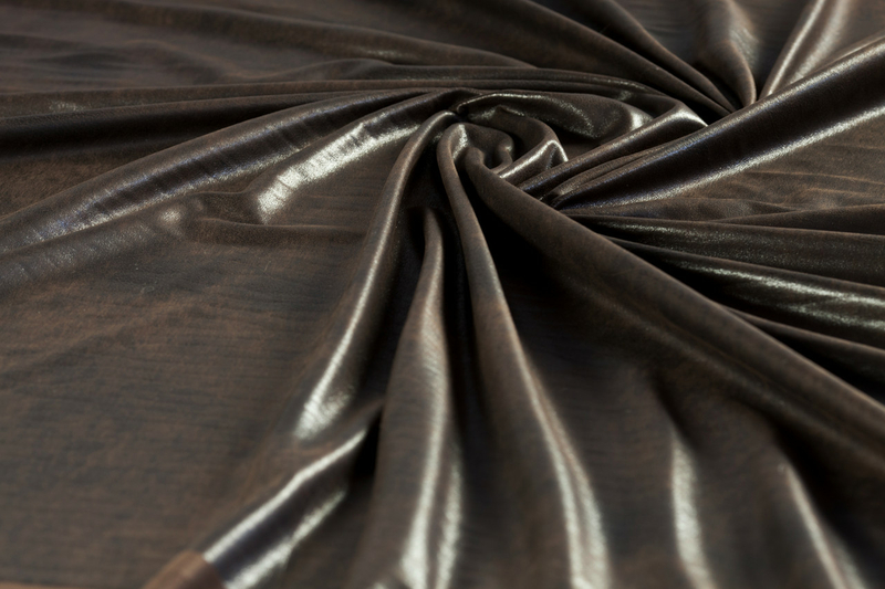 Ткань замша искусственная темно-коричневый