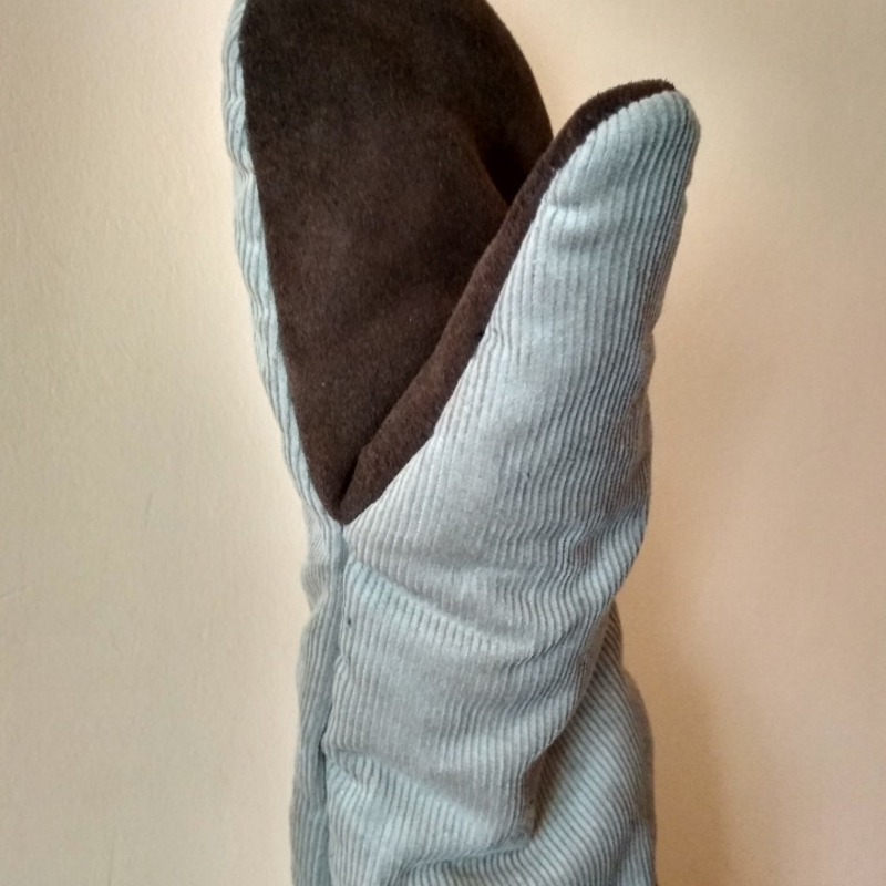 Пекарские рукавицы перчатки, узкие, фото №4