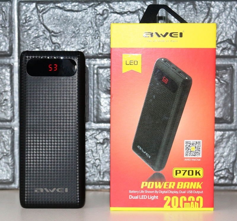 Power Bank AWEI P70K 10000mA, photo number 4