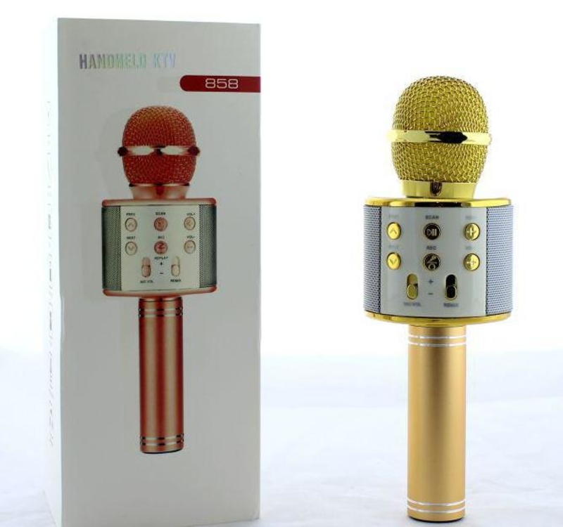 Беспроводной караоке микрофон колонка Bluetooth с динамиком WS858, numer zdjęcia 6