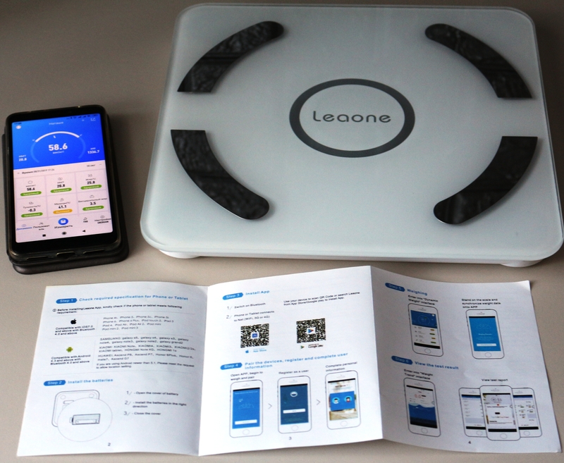 Смарт-весы Leaone, интеллектуальные цифровые весы с Bluetooth BF8030, photo number 4