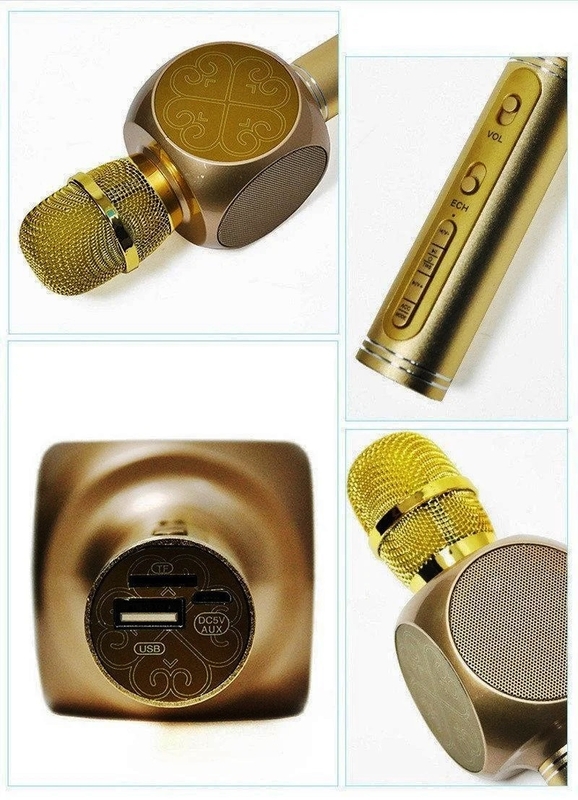 Беспроводной портативный Bluetooth микрофон для караоке SU·YOSD YS-63 со сменой голоса, фото №4