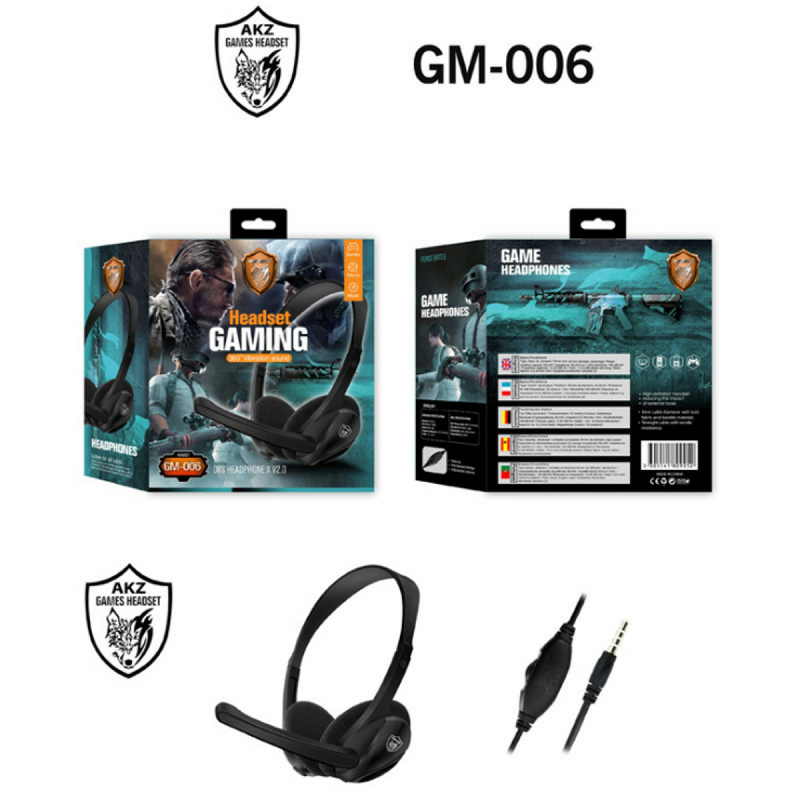 Наушники компьютерные Gaming Headset GM-006 с микрофоном, фото №4
