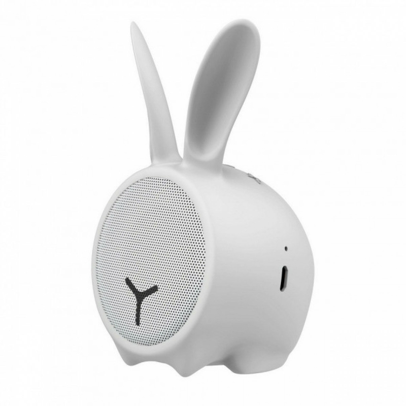 Портативная акустическая система BASEUS Chinese Zodiac Wireless Speaker Rabbit E06 White, фото №4
