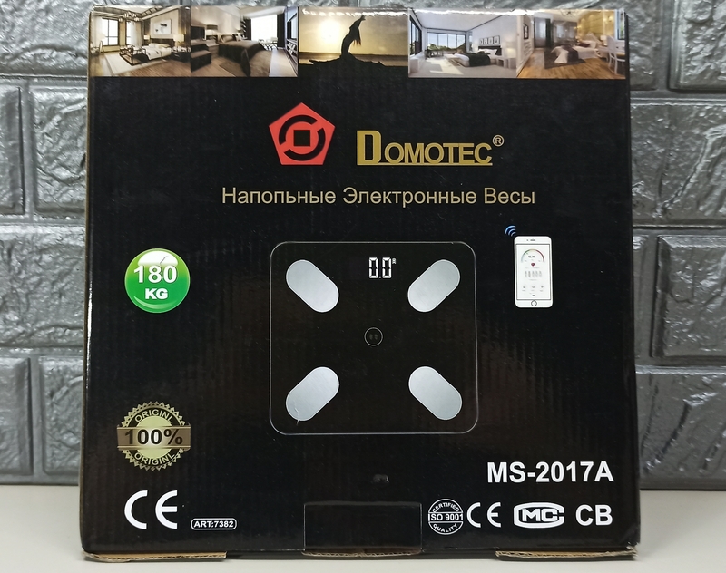 Напольные весы Domotec ACS 2017A 180kg с приложением на телефон, фото №4