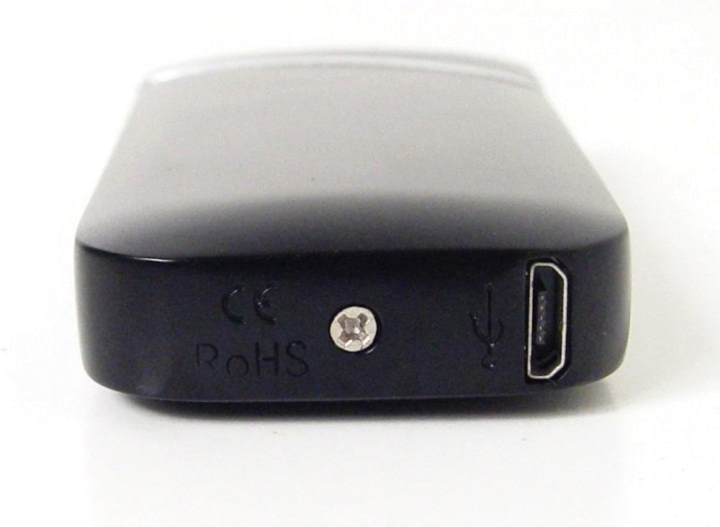 Зажигалка электроимпульсная со световым индикатором заряда от USB, модель 7036, фото №5