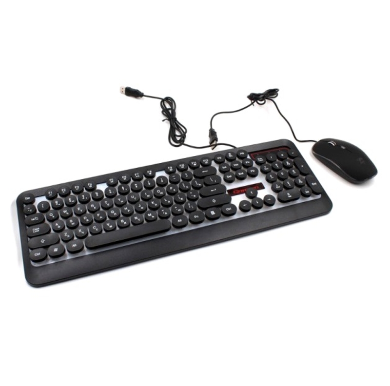 Комплект светящаяся игровая клавиатура c LED подсветкой и мышка HK3970, photo number 5