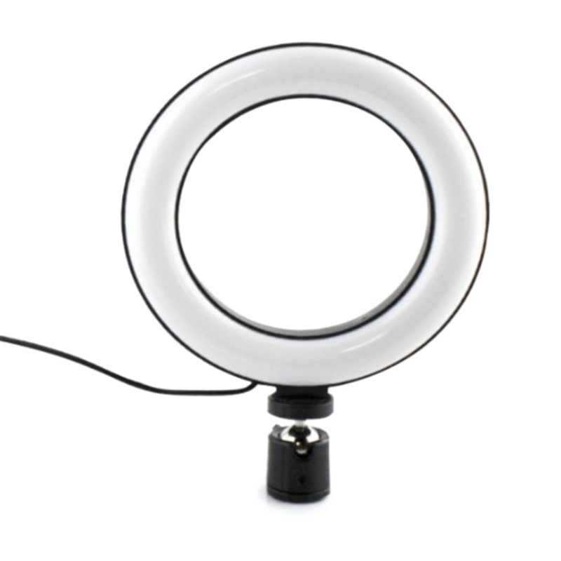 Лампа кольцевая светодиодная USB Ring Light диаметр 16 см, фото №5