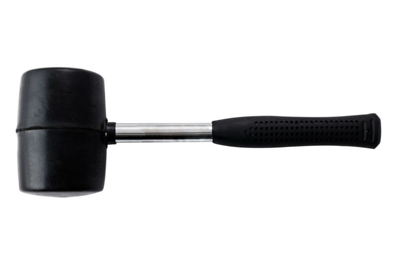 Киянка Miol - 900 г х 90 мм черная резина, ручка металл (32-707), photo number 2