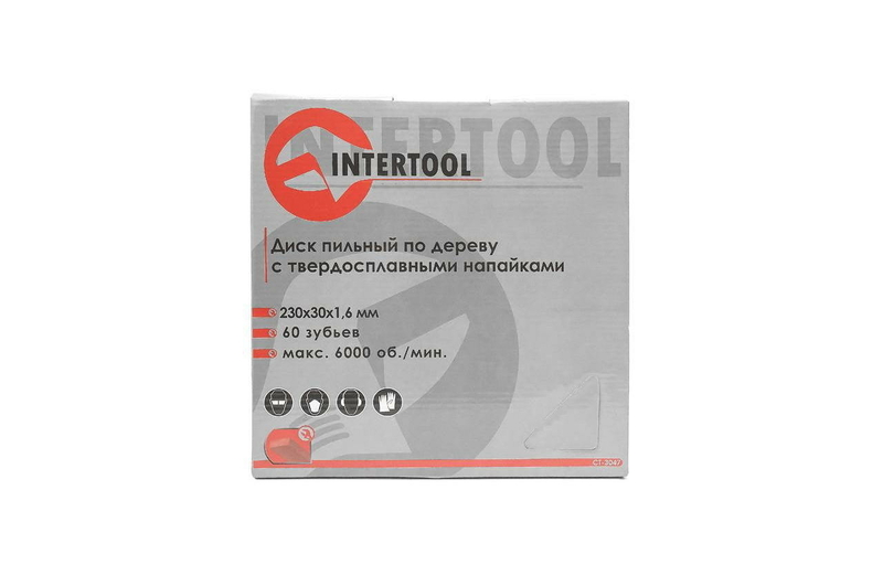 Диск пильный Intertool - 230 х 60T х 30 мм (CT-3047), фото №6
